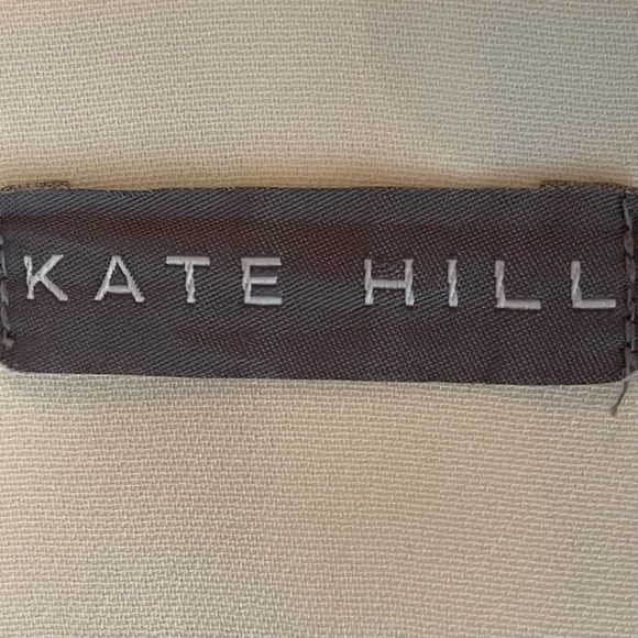 Kate Hill Cream EuroGirl Quiet Luxury Academia Classic Blazer NWOT Size 14 - Picture 8 of 12